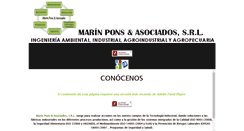 Desktop Screenshot of marinponsasociados.com